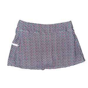 F1 Beach House Swim Skort Skirt Geometric Resort Cruise Pool Active Swimwear 10